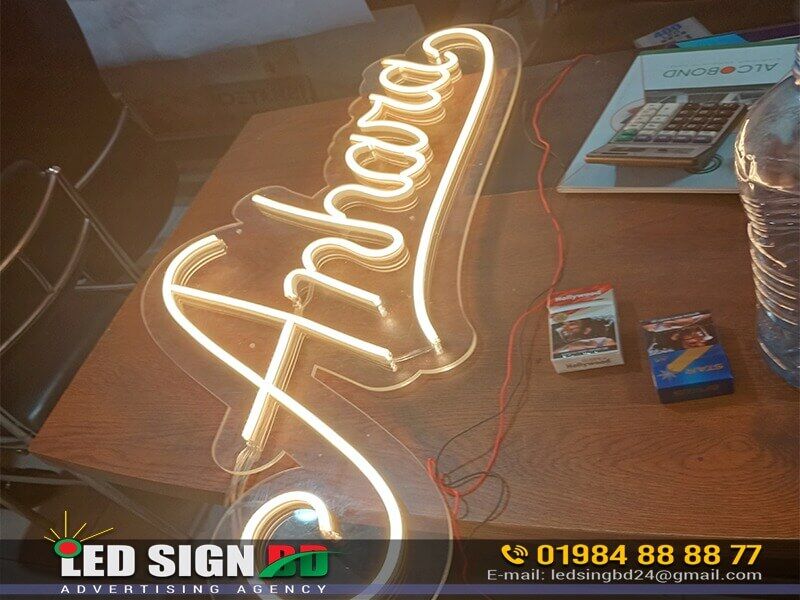Neon Name Signage