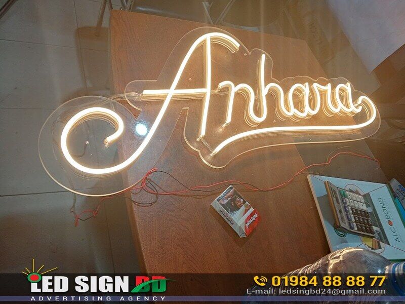 Neon Name Signage