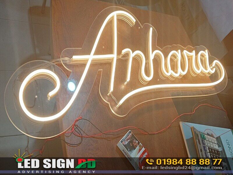 Neon Name Signage