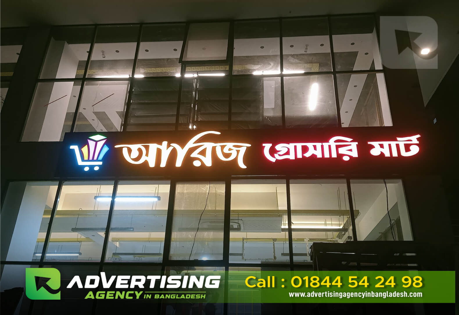 3D acrylic letter signboard