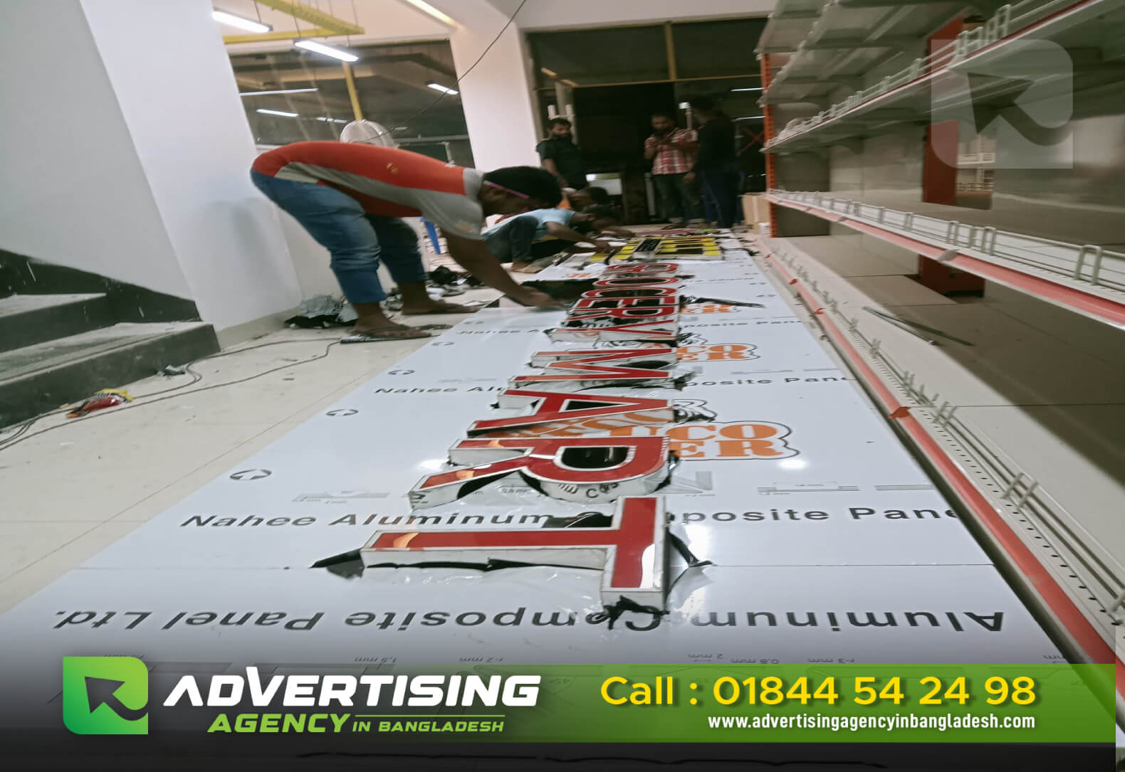 3D acrylic letter signboard