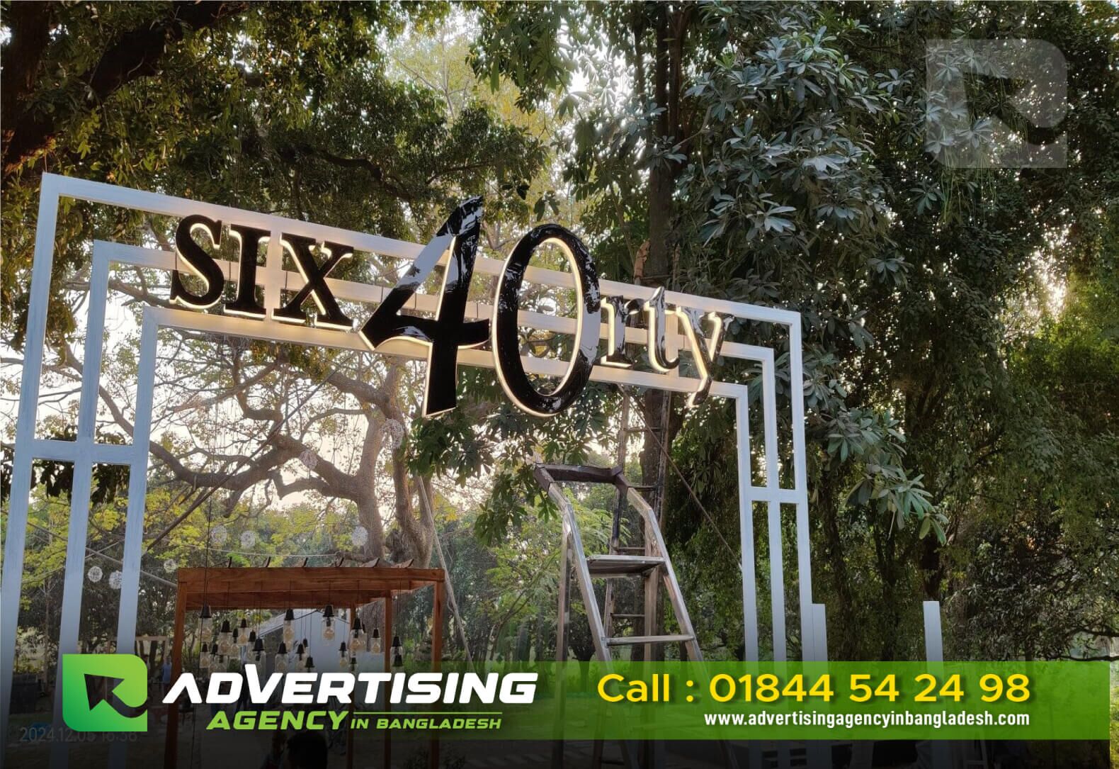 Park Resort Hotel sign board Maker supplier in bangladesh