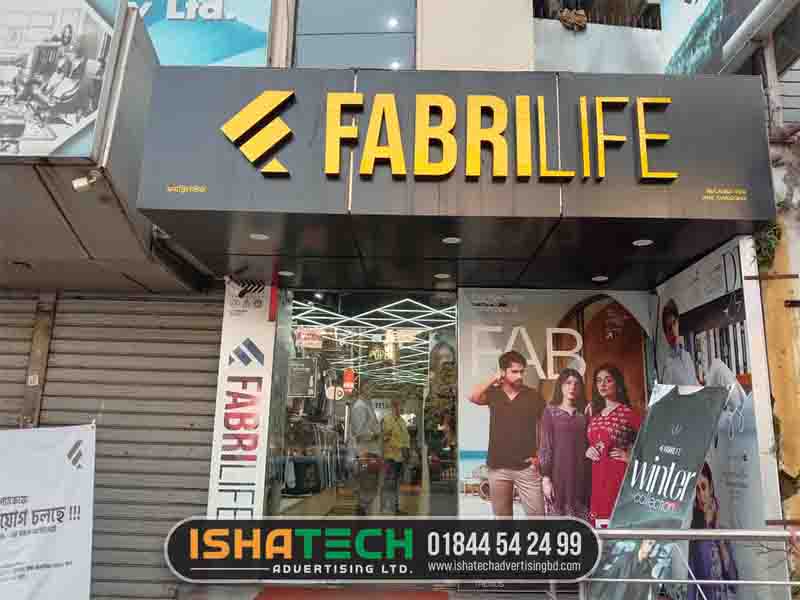 Shop logo acrylic sign boards