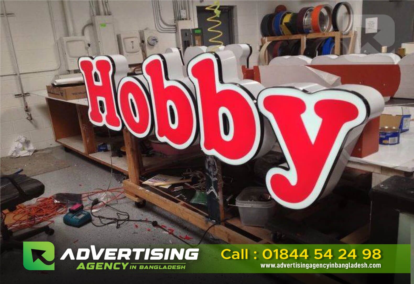 3D Acrylic and Metal Lettering
