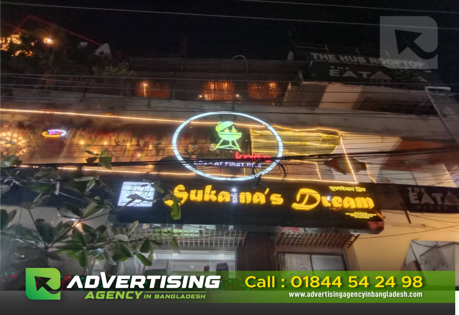 3D Backlit & Front-Lit LED Signage Maker in Dhaka