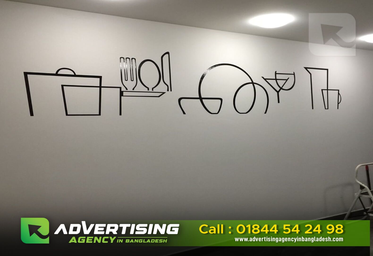 3D Best Wall Sticker And Wall Branding in Bangladesh