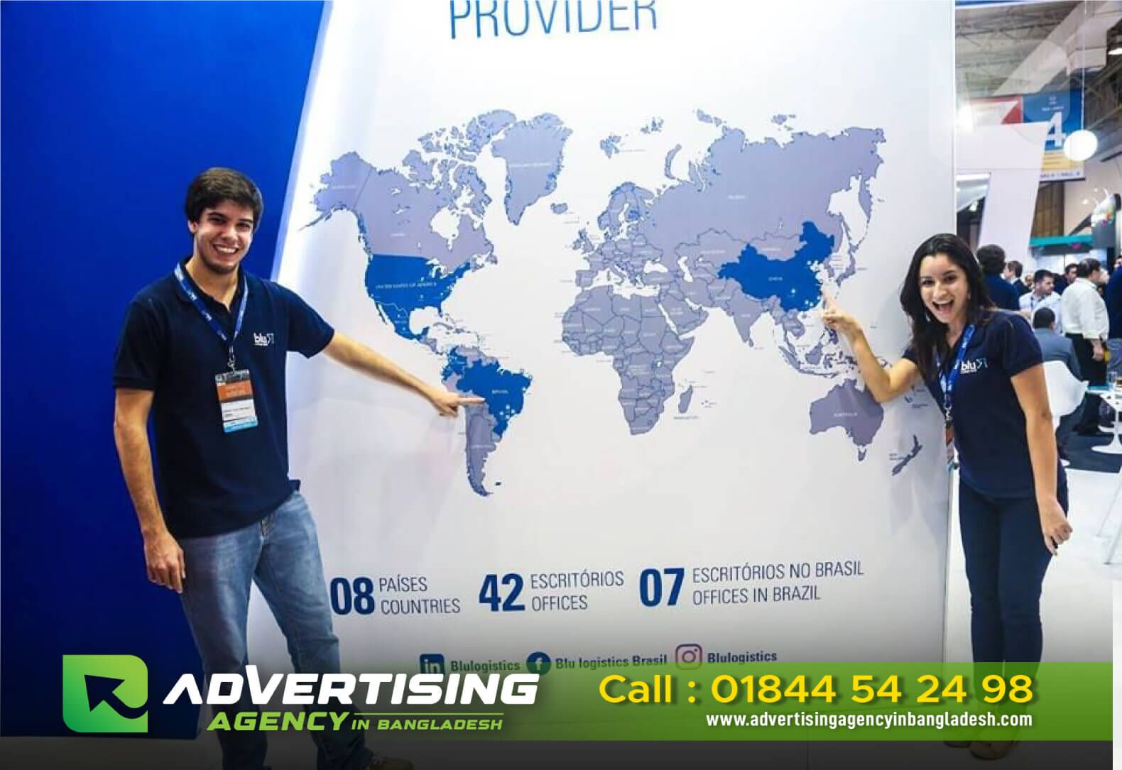 3D Best Wall Sticker And Wall Branding in Bangladesh