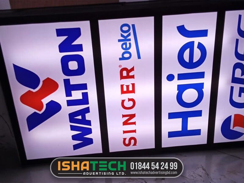 3D LED signboard for Brand Promotion